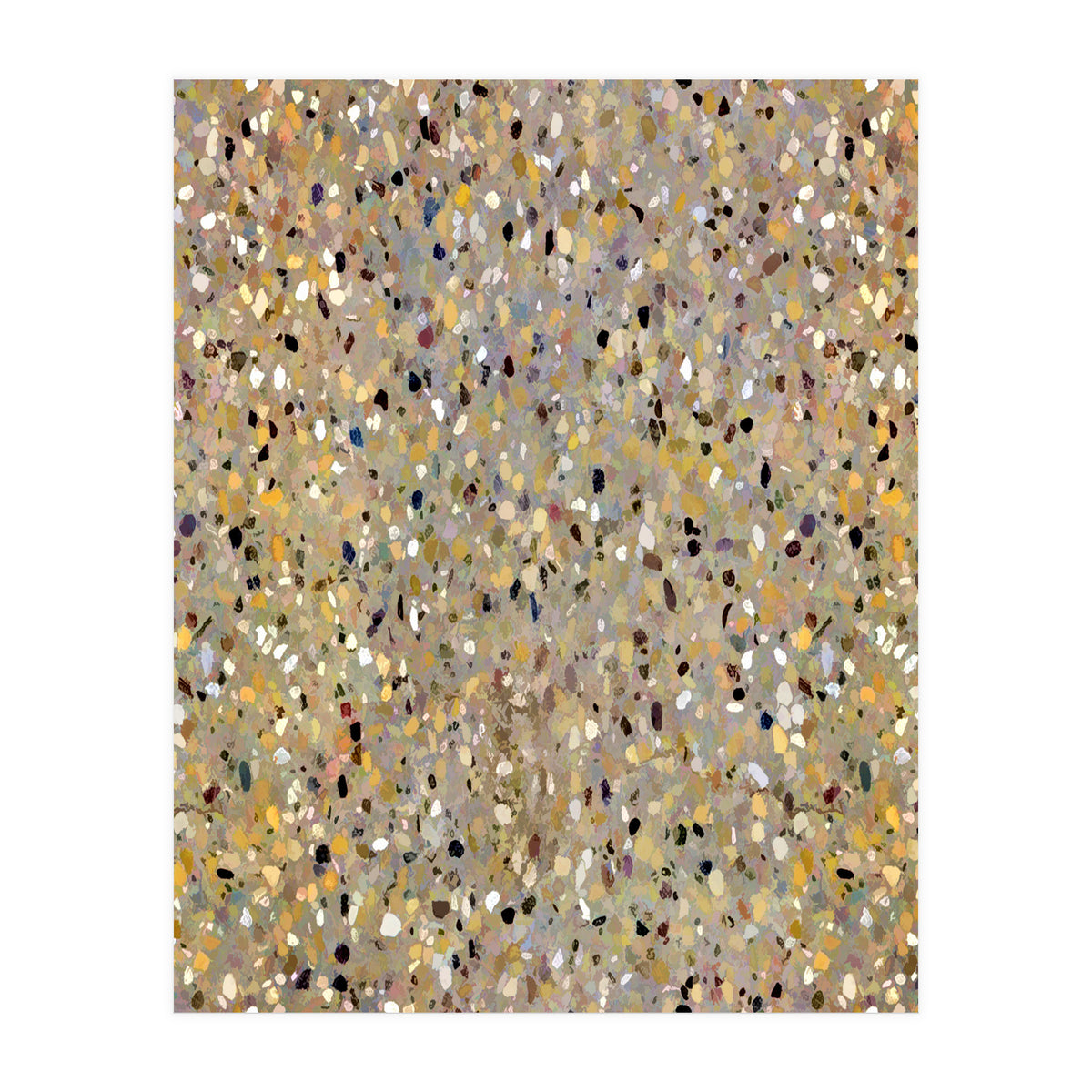Golden Brown Terrazzo (Print Only)