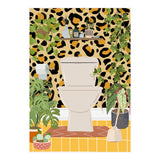 Loo in Cheetah Bathroom (Print Only) thumbnail
