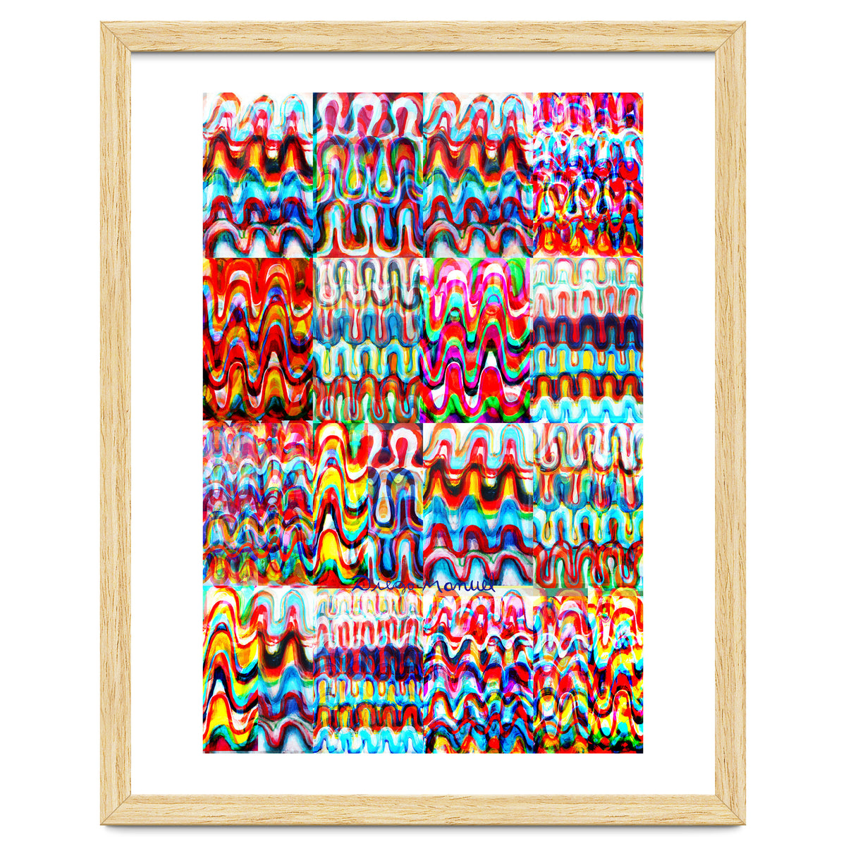 Pop abstract color full