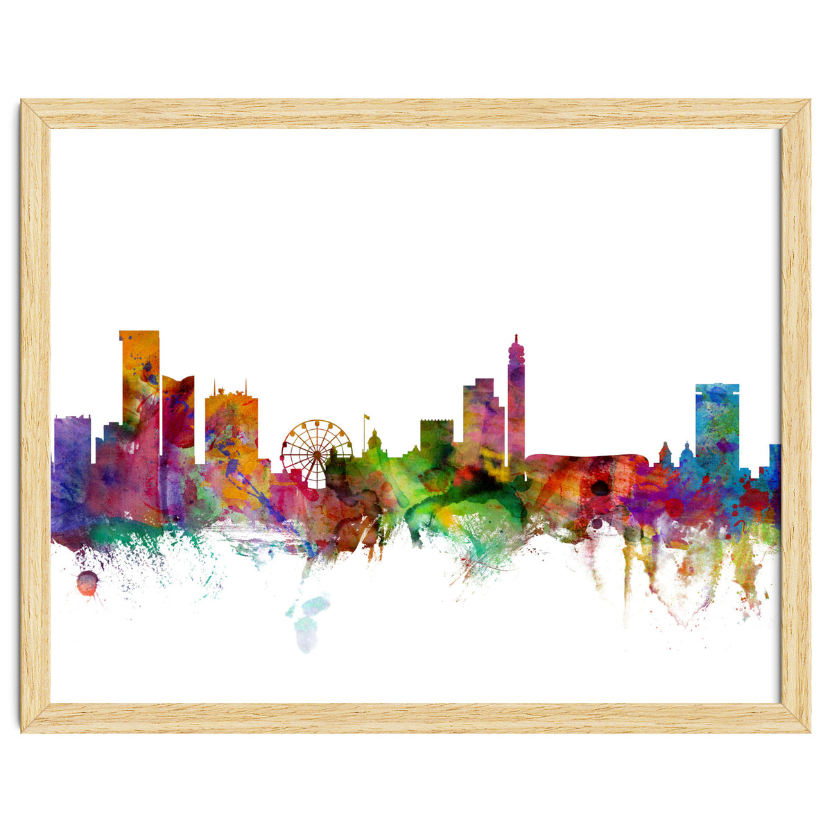 Birmingham England Skyline