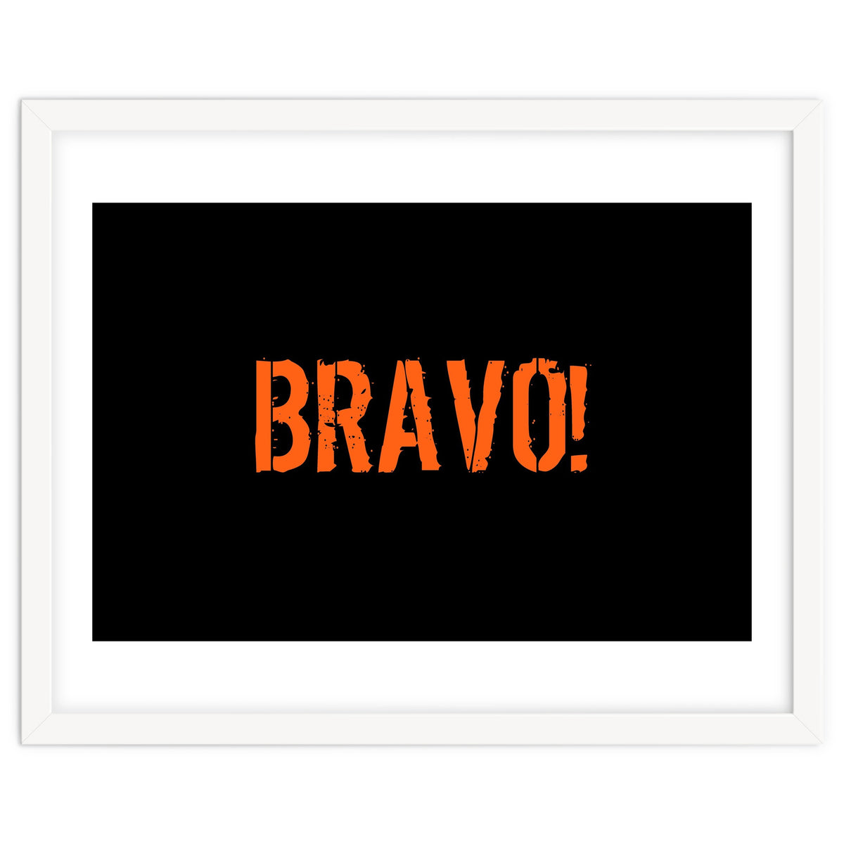Bravo! Italian saying
