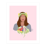 Girl In Wreath 1 (Print Only) thumbnail