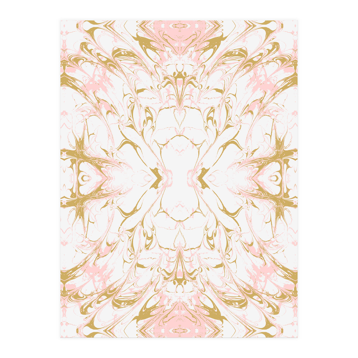 Pink mosaic marble 01 (Print Only)