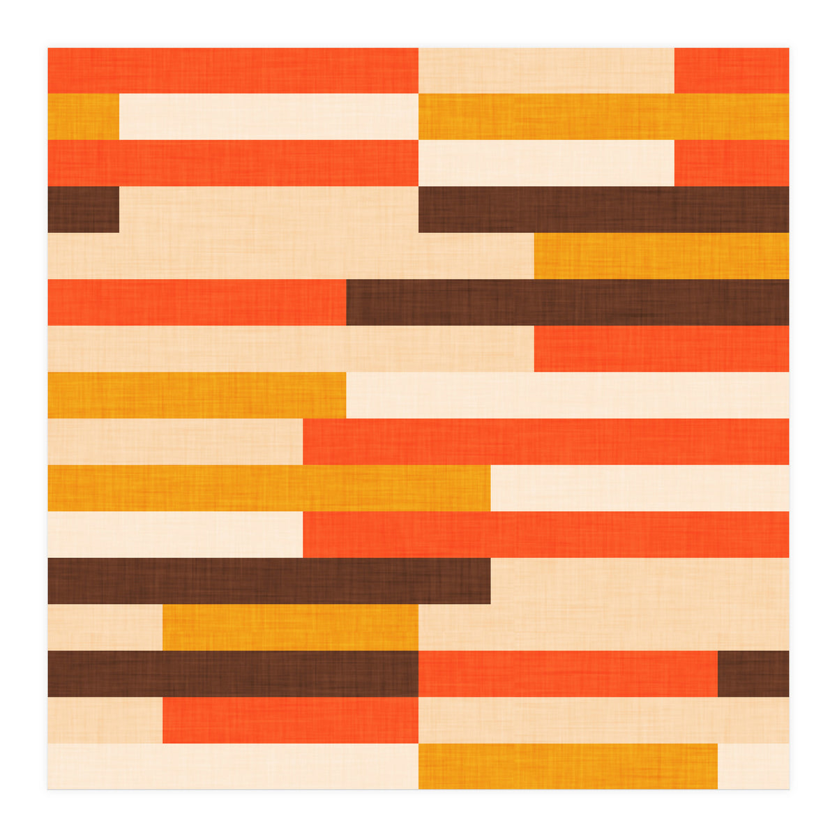 Classic Mid Mod Kilim Stripes  (Print Only)