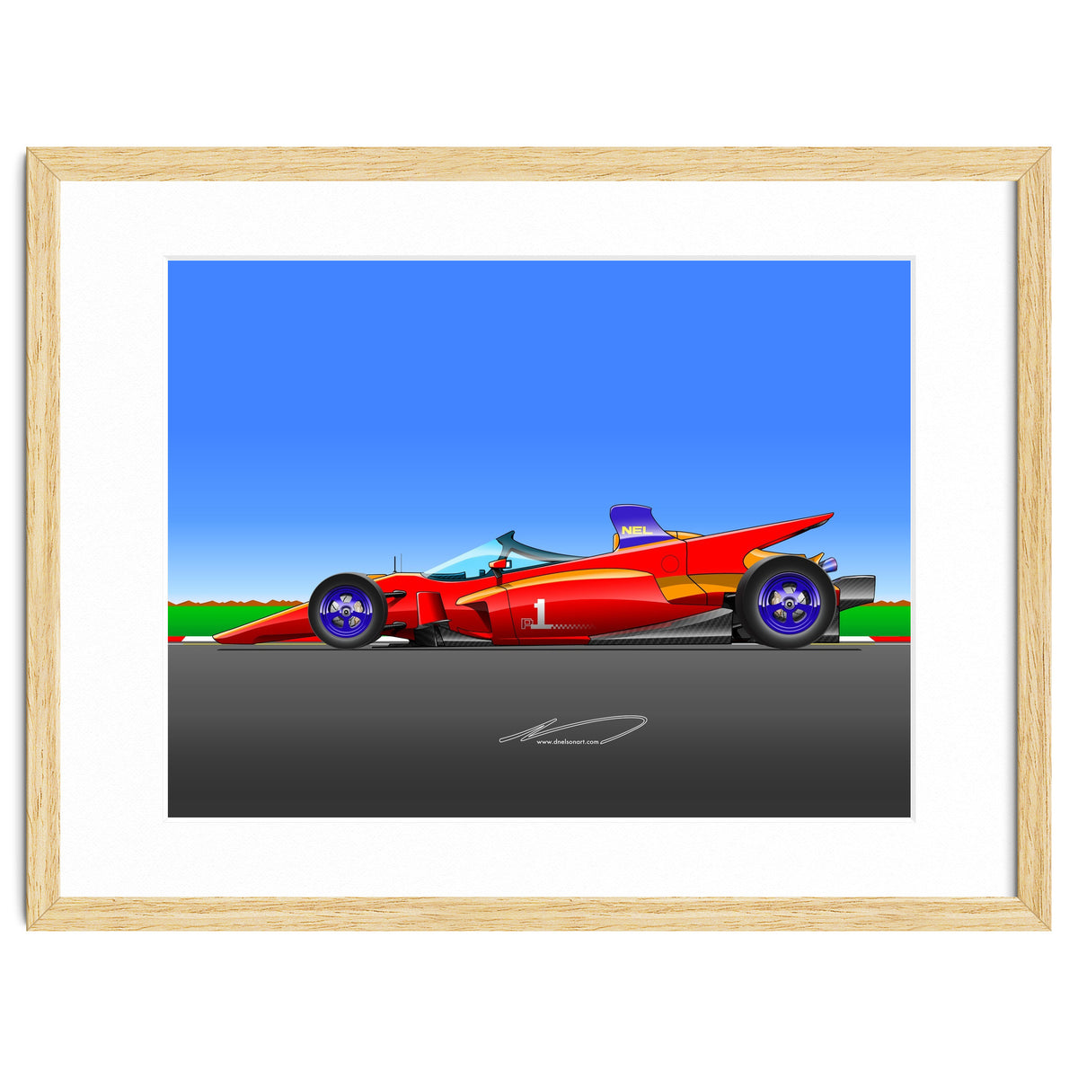 Pole Position Racecar Homage