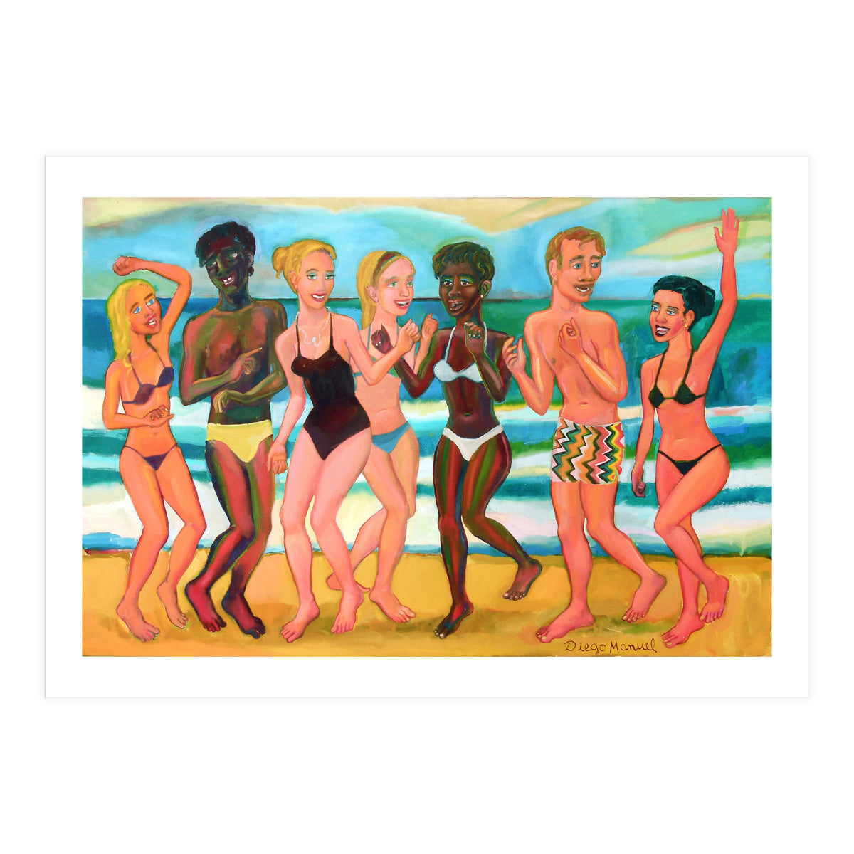 Fiesta En La Playa 8 (Print Only)