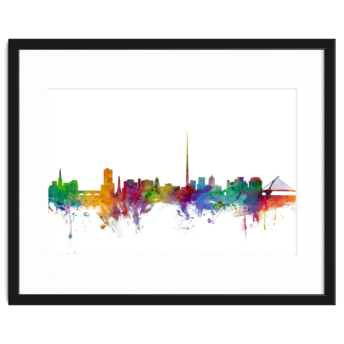 Dublin Ireland Skyline