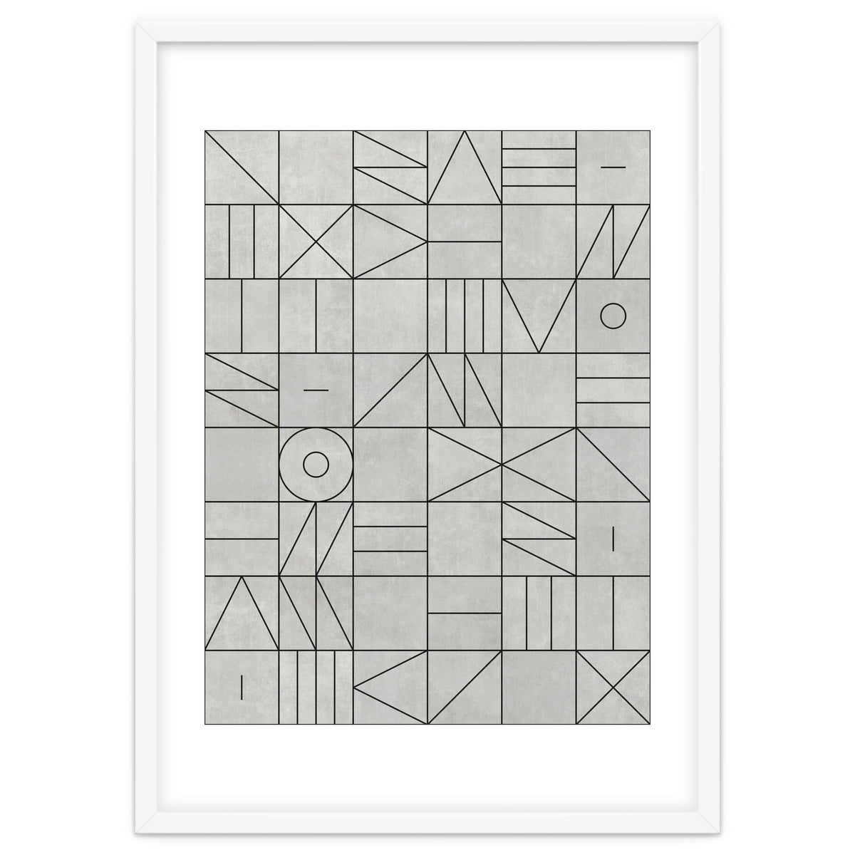 My Favorite Geometric Patterns No.3 - Grey