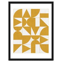 My Favorite Geometric Patterns No.13 - Mustard Yellow