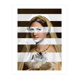 Raphael's Woman With A Veil & Hedy Lamarr (Print Only) thumbnail