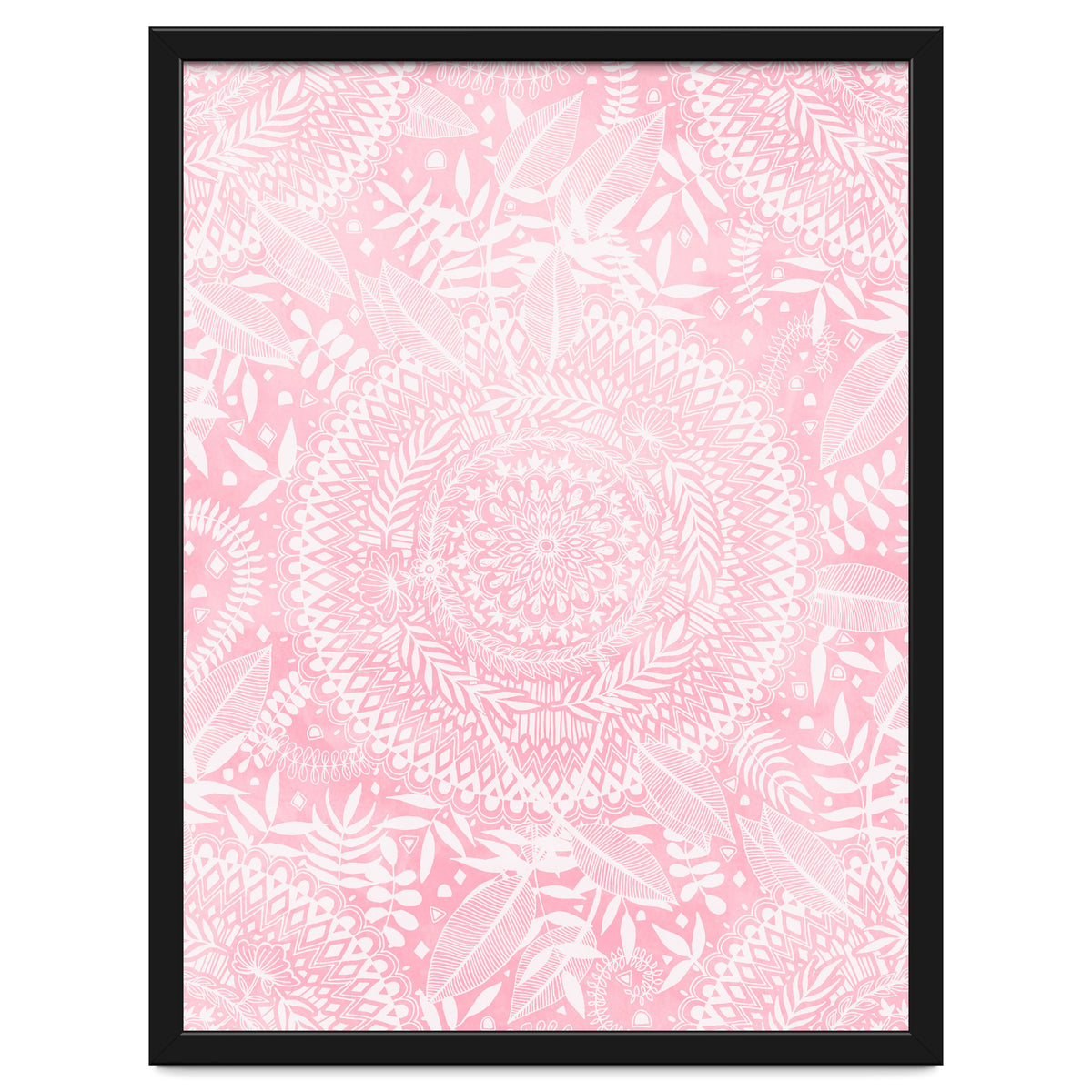 Medallion Pattern in Blush Pink