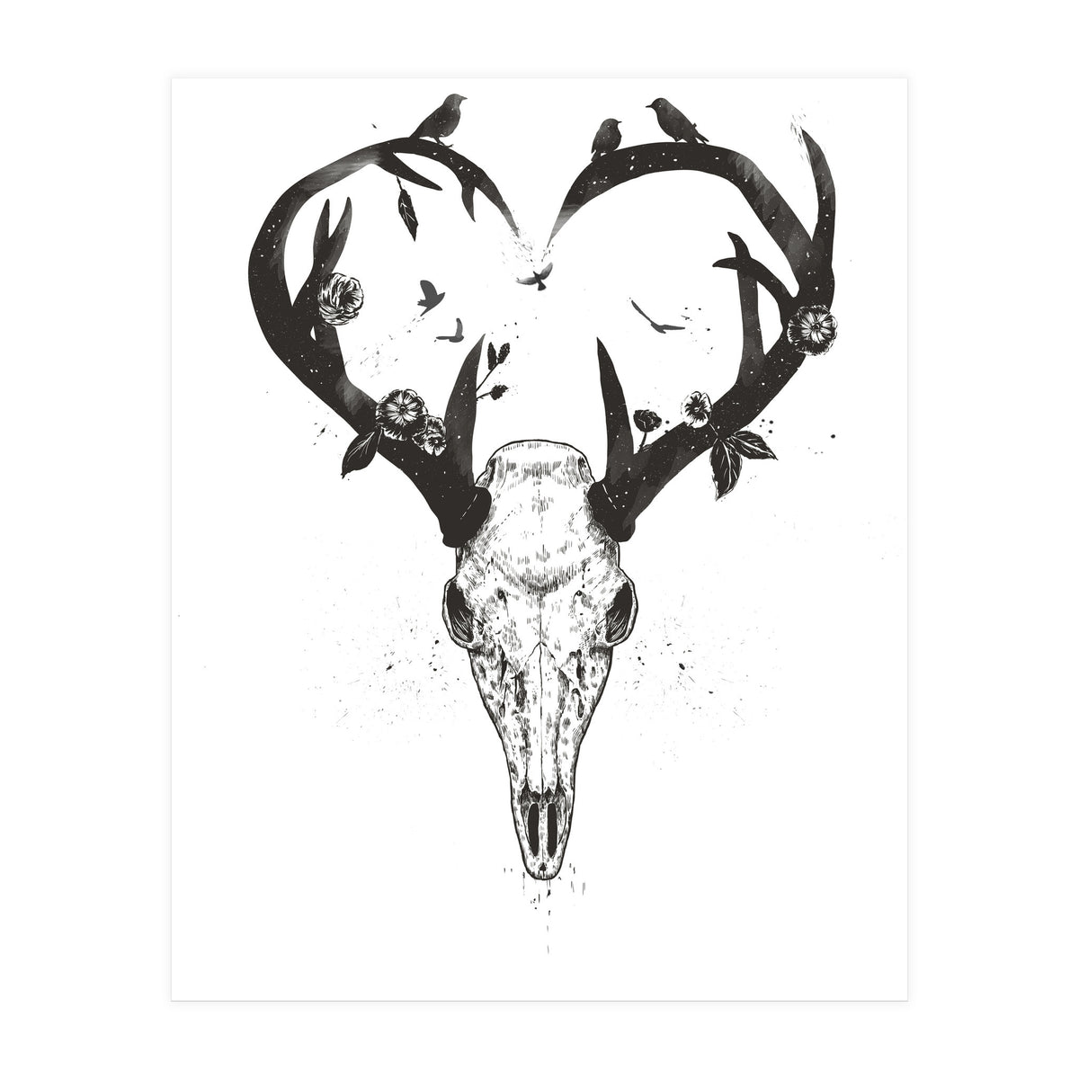 Neverending Love Bw (Print Only)