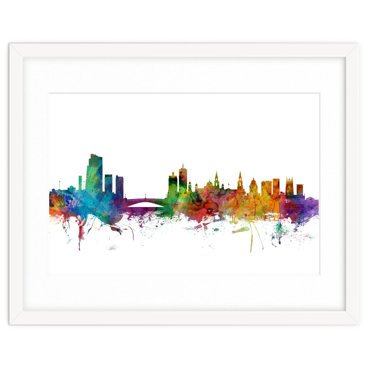 Leeds England Skyline