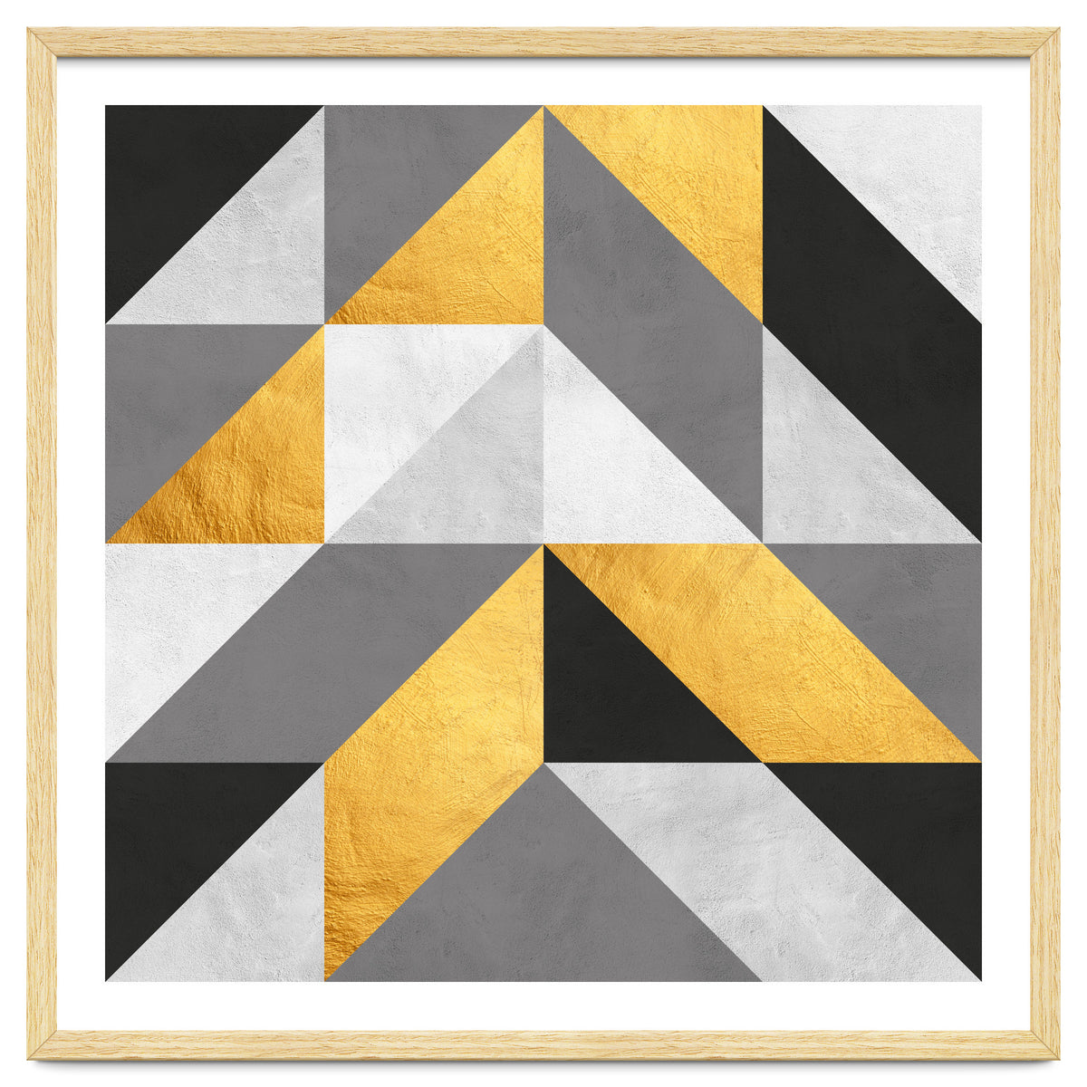 Gray and Gold Composition V