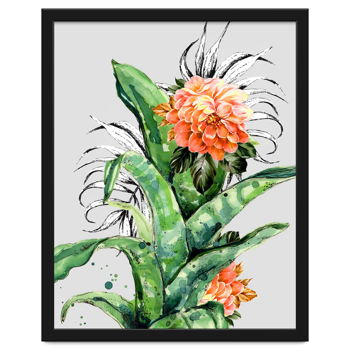 Collage of florid nature