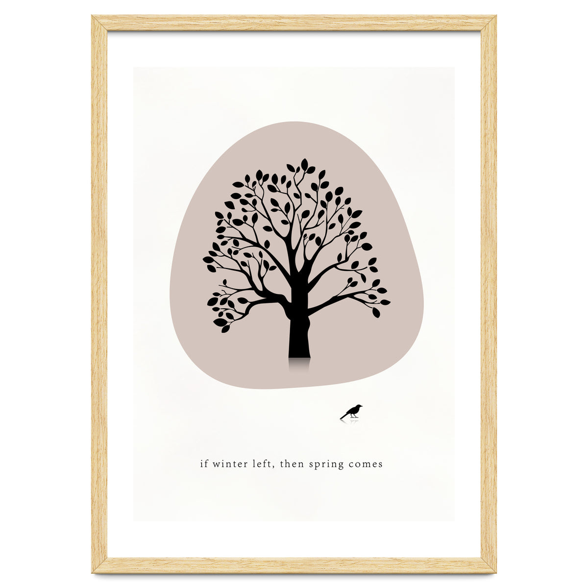 Natural tree - minimal art