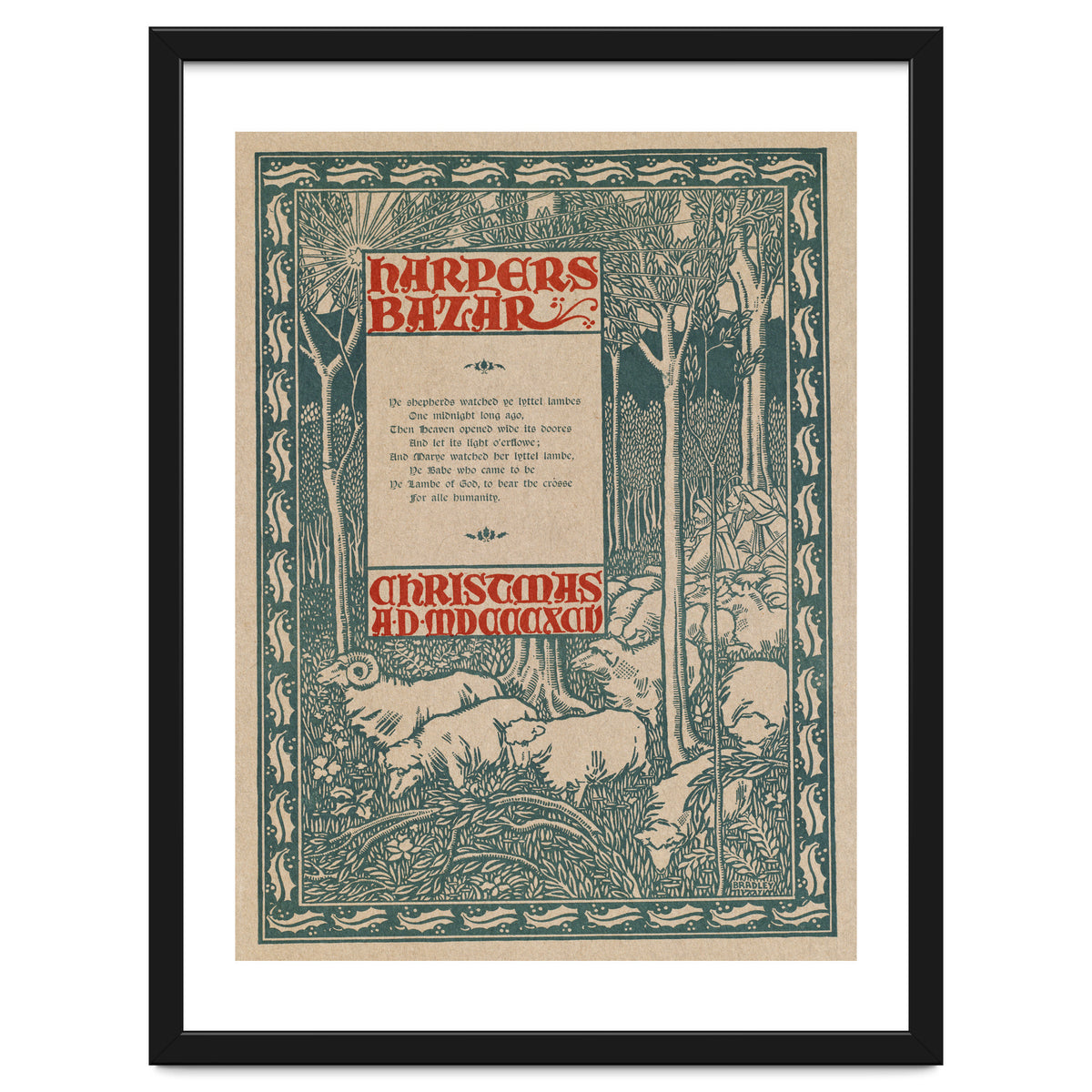 Harper's Bazar Christmas Advertisement