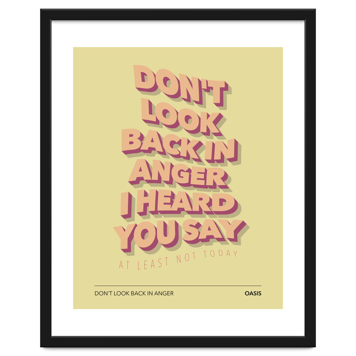 Oasis - Don't Look Back In Anger