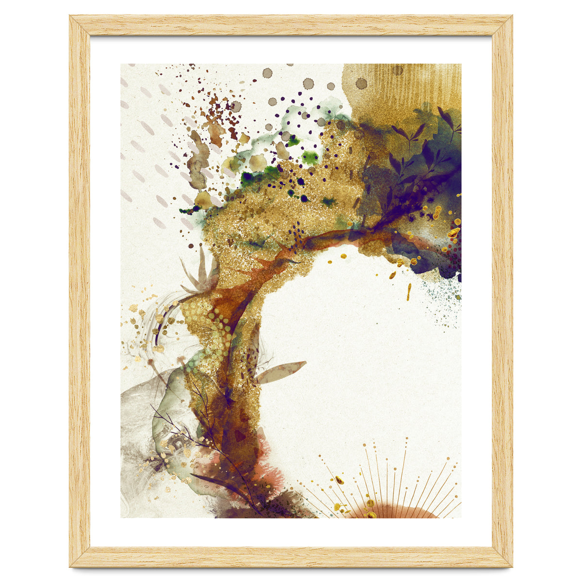 Abstract Floral - Autumn Winds