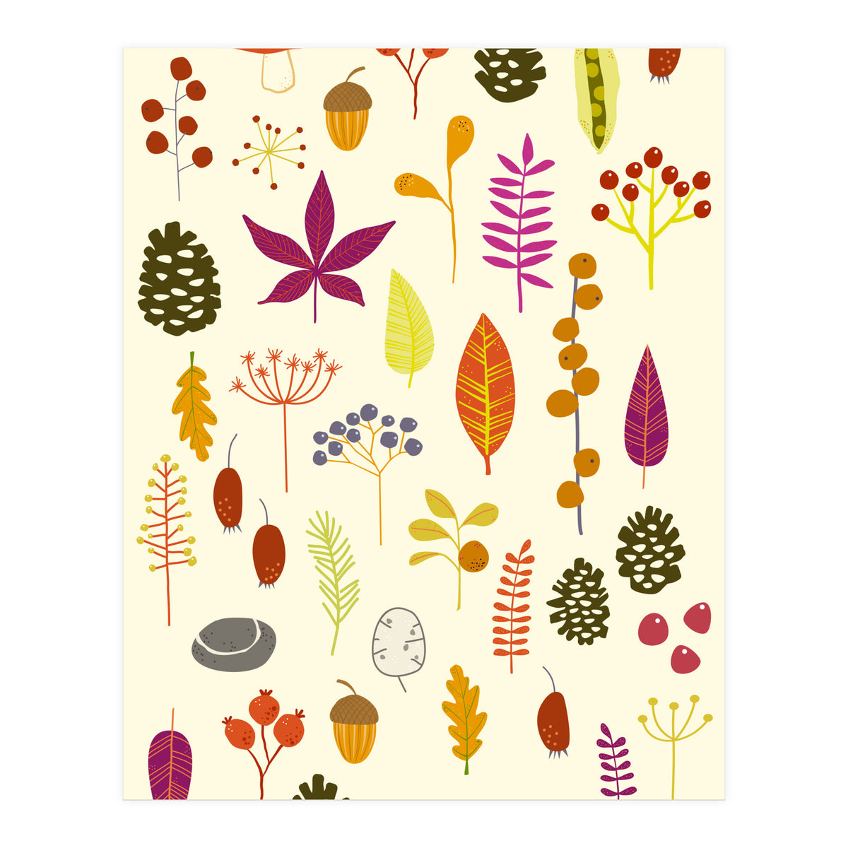 Autumn Nature Bits (Print Only)