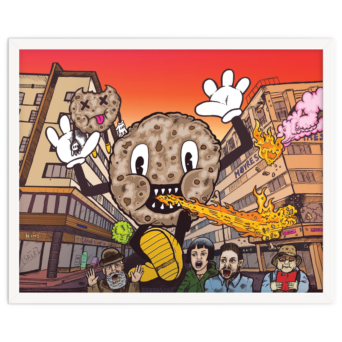 Cookie Monster 12.3% ABV Bourbon Barrel Aged Coconut Chocolate Chip Stout - Amundsen Brewery