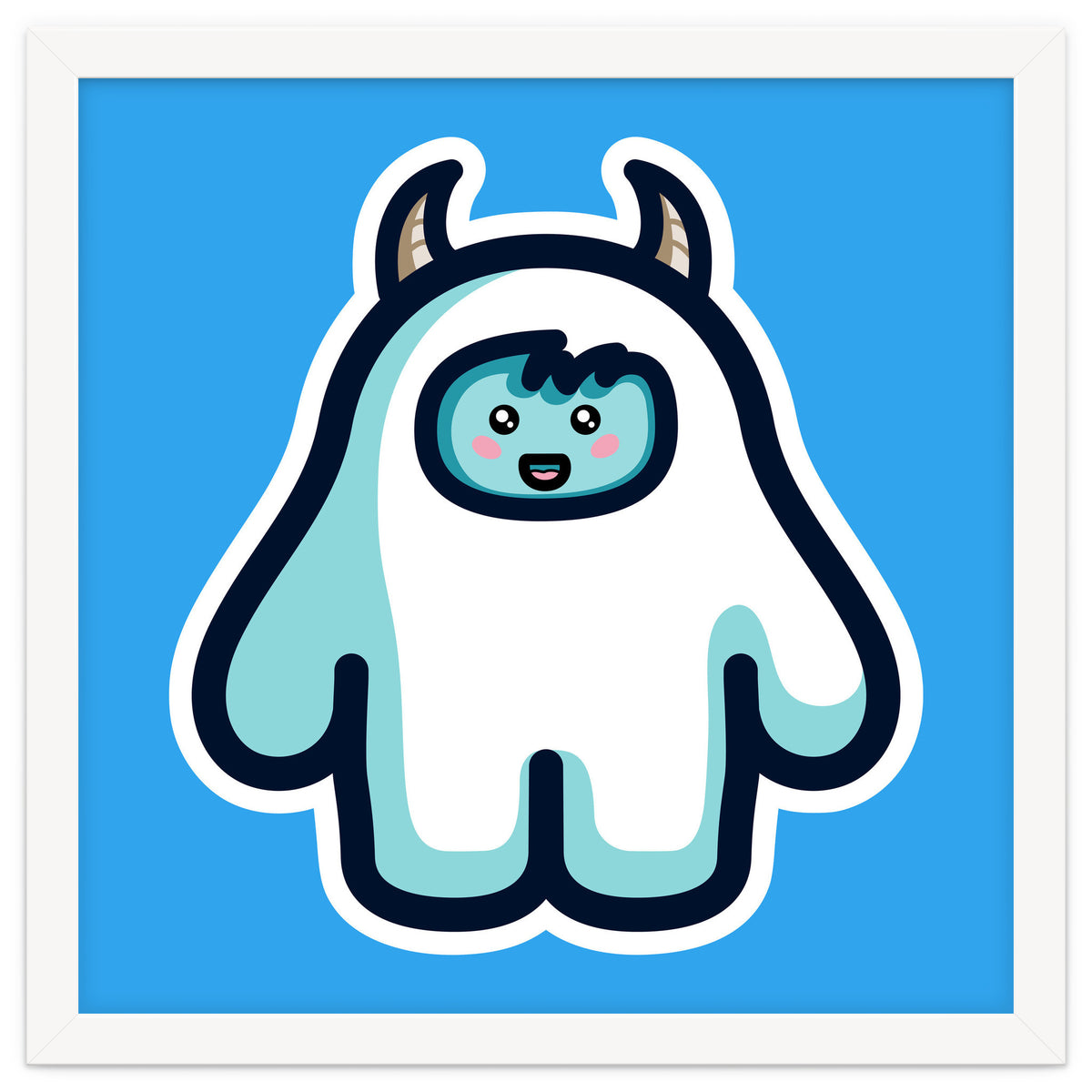 Kawaii Cute Abominable Snowman Yeti