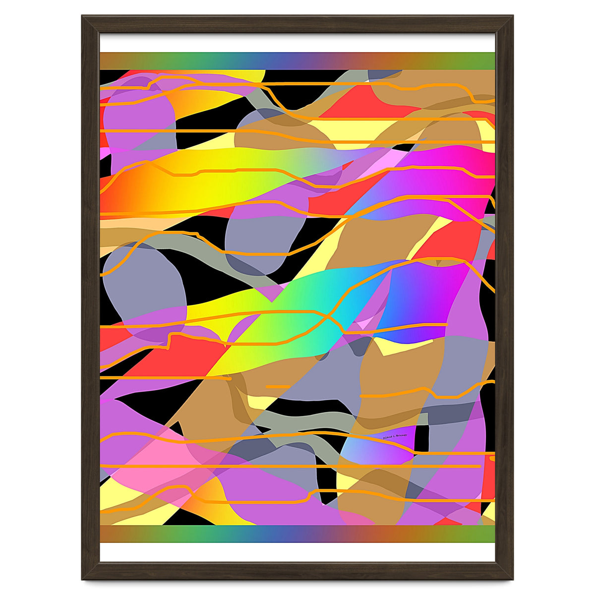 ABSTRACT COLOR BANDS