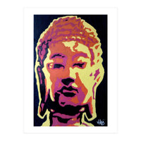 Buddha - Acrylic On Canvas Pop Art  (Print Only)