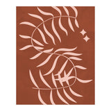 Botanical Palm Leaf Earthy Tones (Print Only) thumbnail