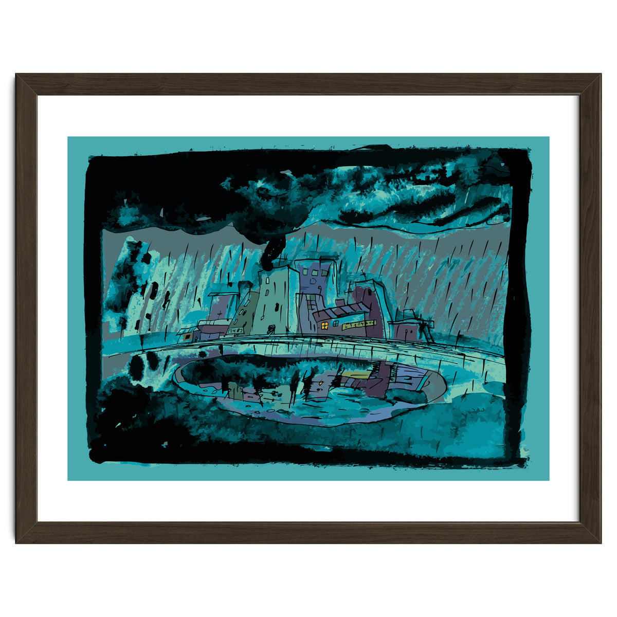 Autumn Rain in the Old City