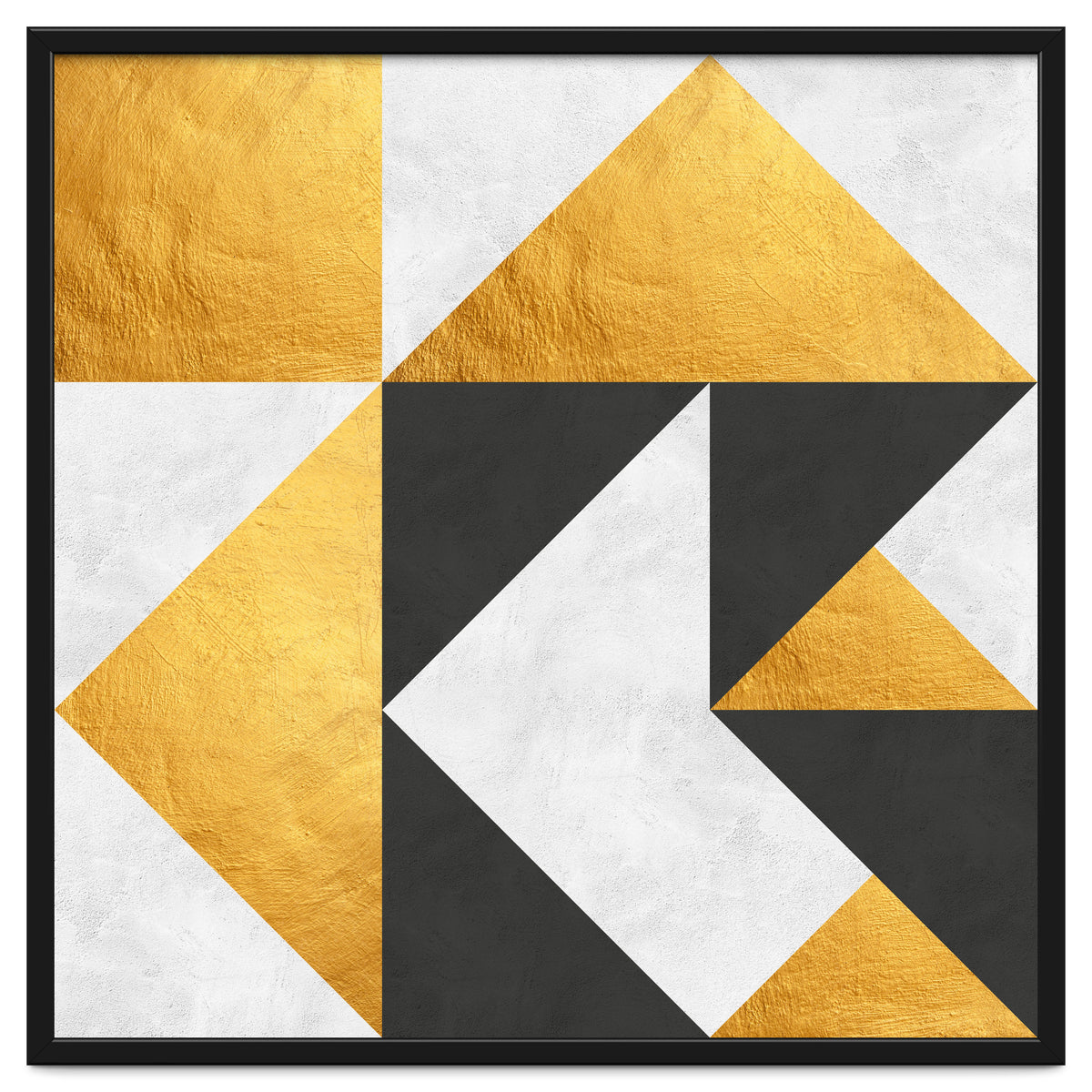 Gray and Gold Composition II