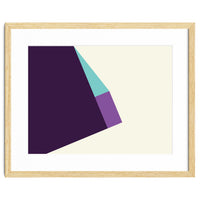 Geometric Shapes No. 42 -  lilac, blue & purple