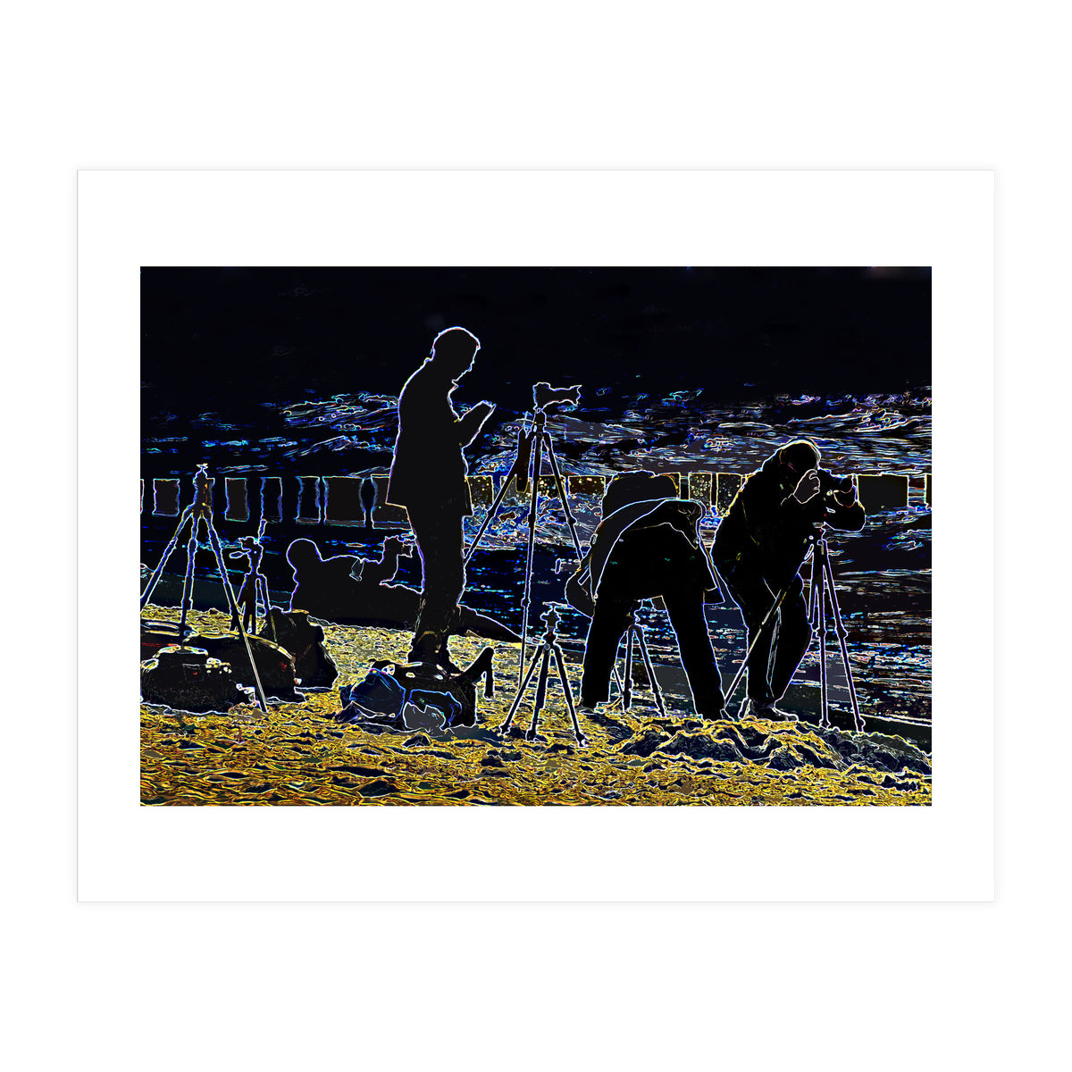 Photographers at the beach (Print Only)