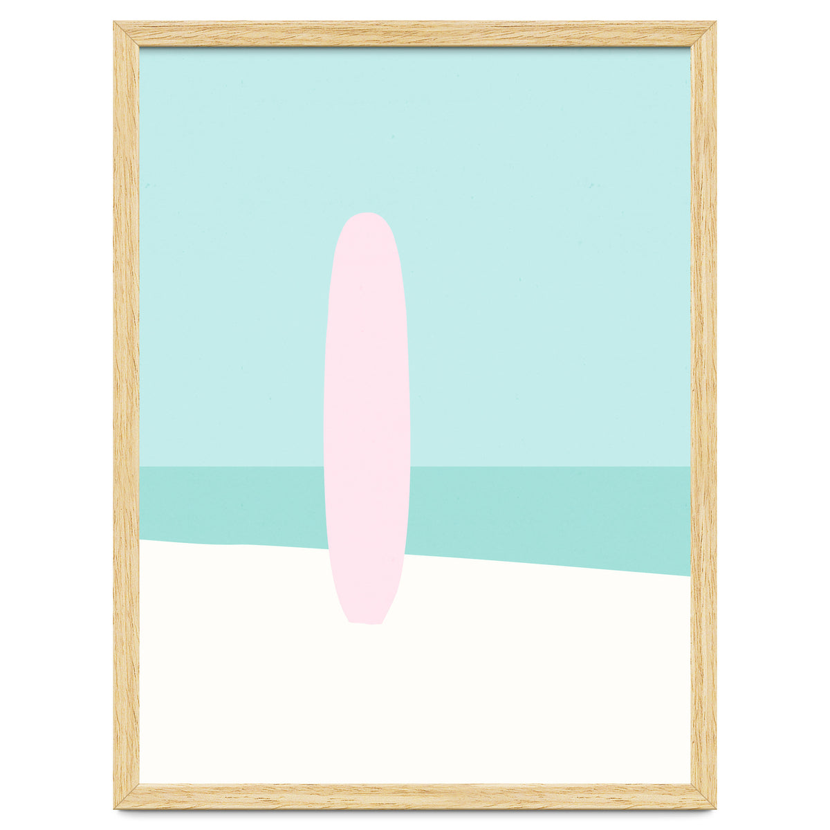 Minimal Surfboard - Turquoise Coast