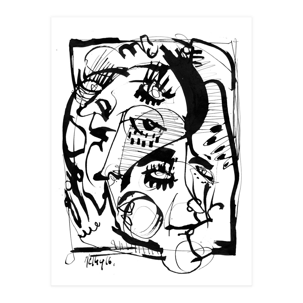 The Pretty People - b&w (Print Only)