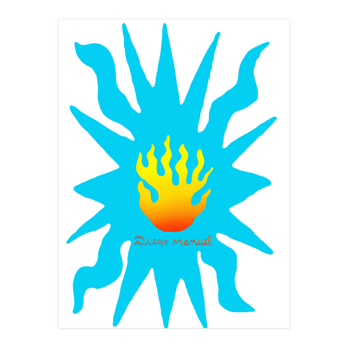 Fuego 43 Copia (Print Only)