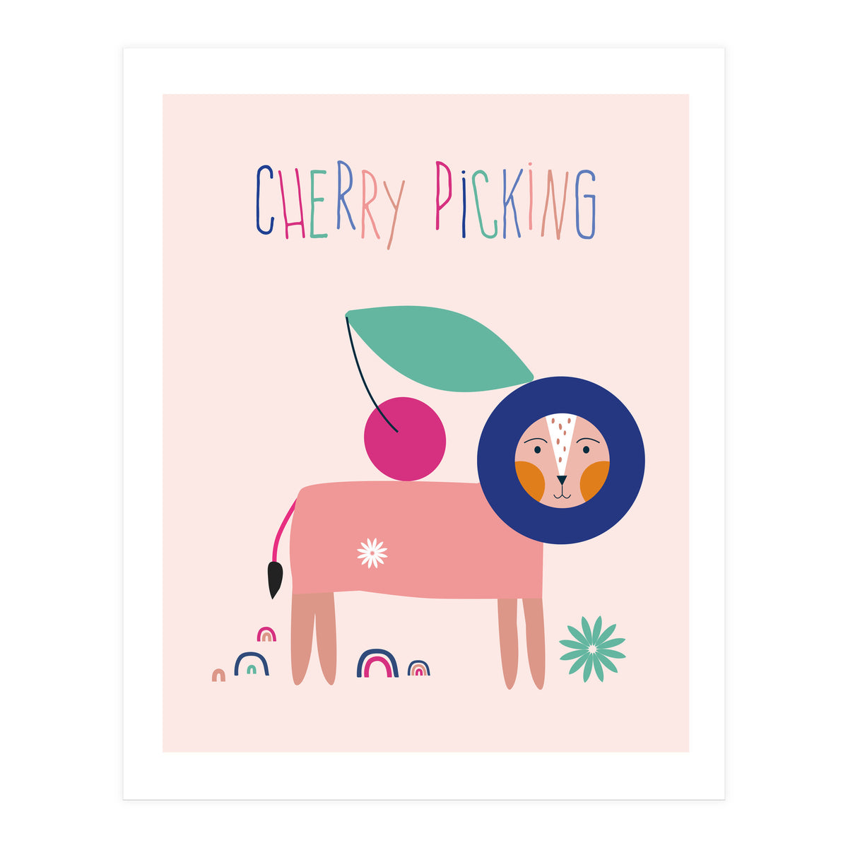 Kids Cherry Picking1 Rgb (Print Only)