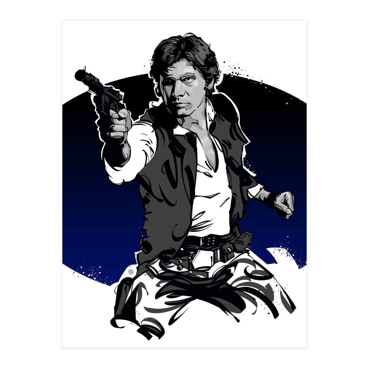 Han Solo STAR WARS (Print Only)