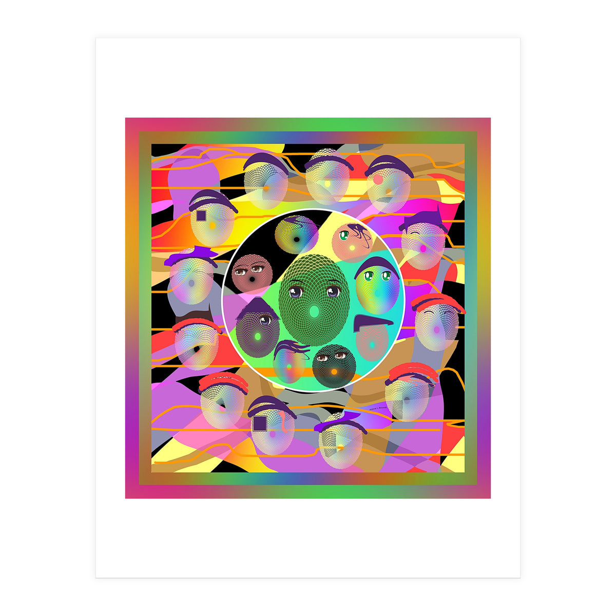 A WORLD OF DIFFERENT PEOPLE (Print Only)