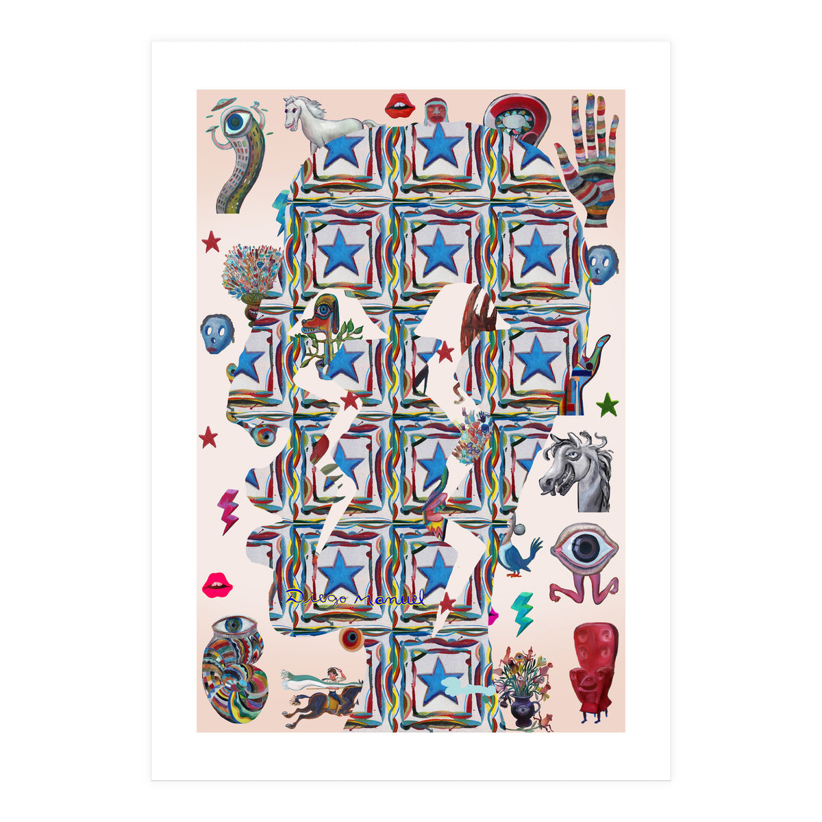 Perfil Con Rayos B 9 (Print Only)