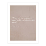 Whatever Our Souls Are Made Of By Bronte (Print Only) thumbnail