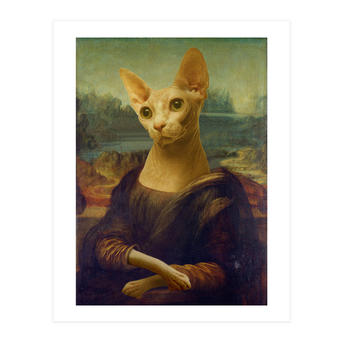 Mona Lisa Sphynx (Print Only)