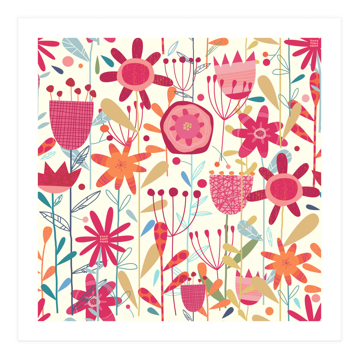 Wild Weeds And Flowers (Print Only)