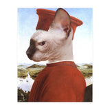 Portrait of a Sphynx Cat as Federico da Montefeltro (Print Only) thumbnail
