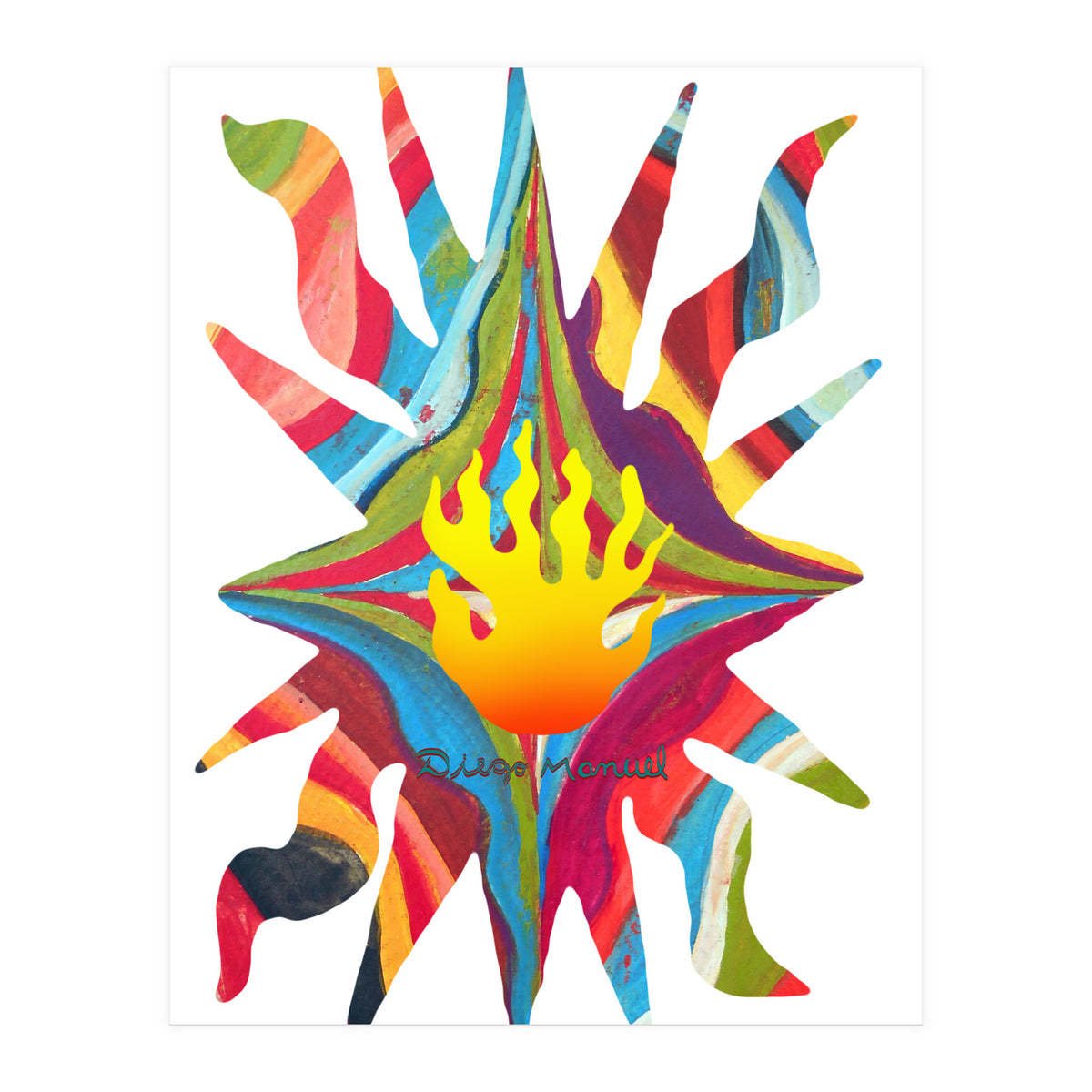 Fuego 36 Copia (Print Only)