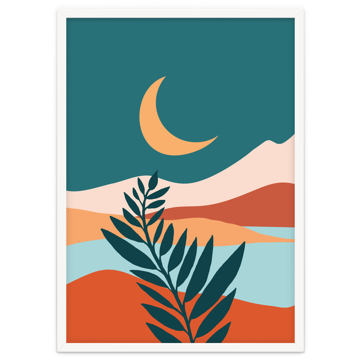 Moonlit Mediterranean