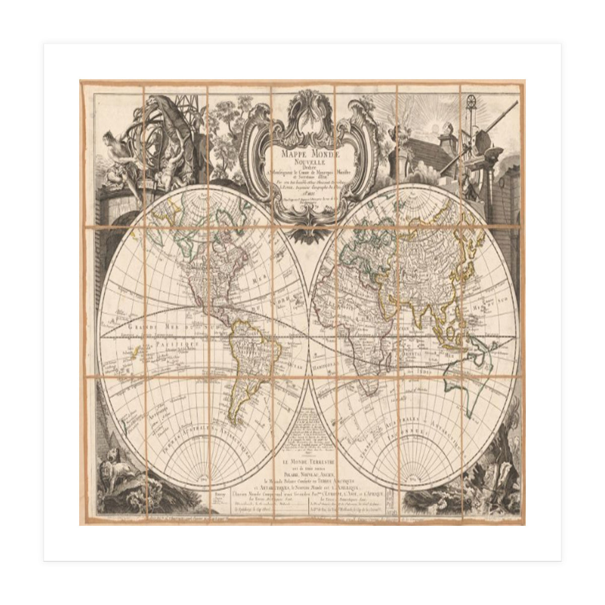 Old world map revisited (Print Only)