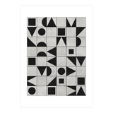 My Favorite Geometric Patterns No.12 - Grey (Print Only) thumbnail