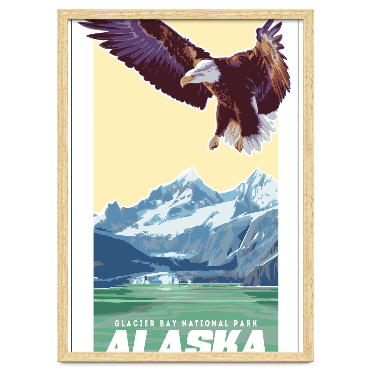 Alaskan Eagle Poster