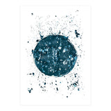Indigo Blue Botanical Leaves No. 8 (Print Only) thumbnail